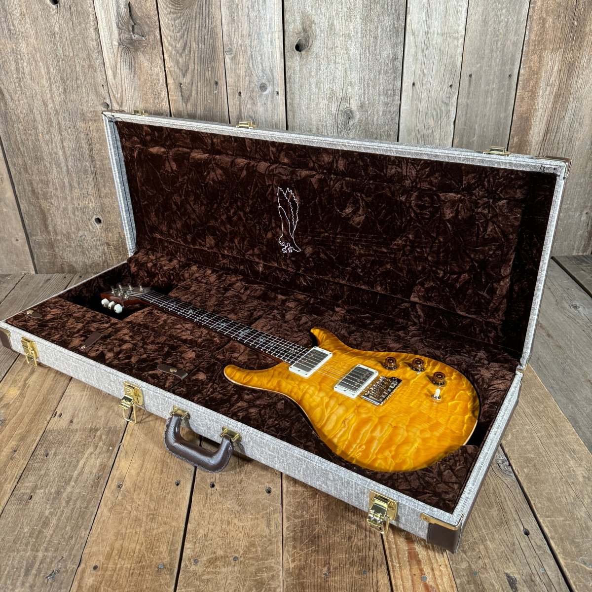 SOLD - PRS Private Stock DGT Brazilian 6988 2017 DG "Tea" Smoked Burst - Mahar's Vintage Guitars