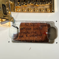 SOLD - PRS Standard 22 Custom Ordered McCarty pickups gold hardware birds 1999 Antique White - Mahar's Vintage Guitars