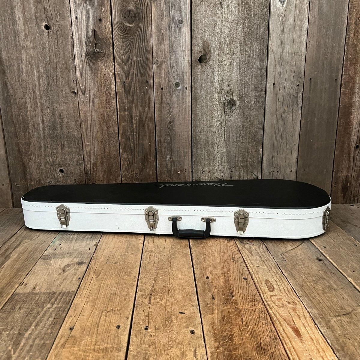 SOLD - Reverend Slingshot Aged White, Joe Naylor signed 1999 - Mahar's Vintage Guitars