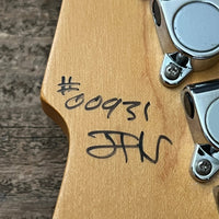 SOLD - Reverend Slingshot Aged White, Joe Naylor signed 1999 - Mahar's Vintage Guitars