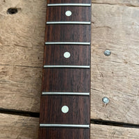 SOLD - Reverend Slingshot Aged White, Joe Naylor signed 1999 - Mahar's Vintage Guitars