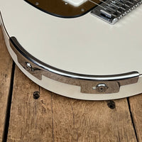 SOLD - Reverend Slingshot Aged White, Joe Naylor signed 1999 - Mahar's Vintage Guitars