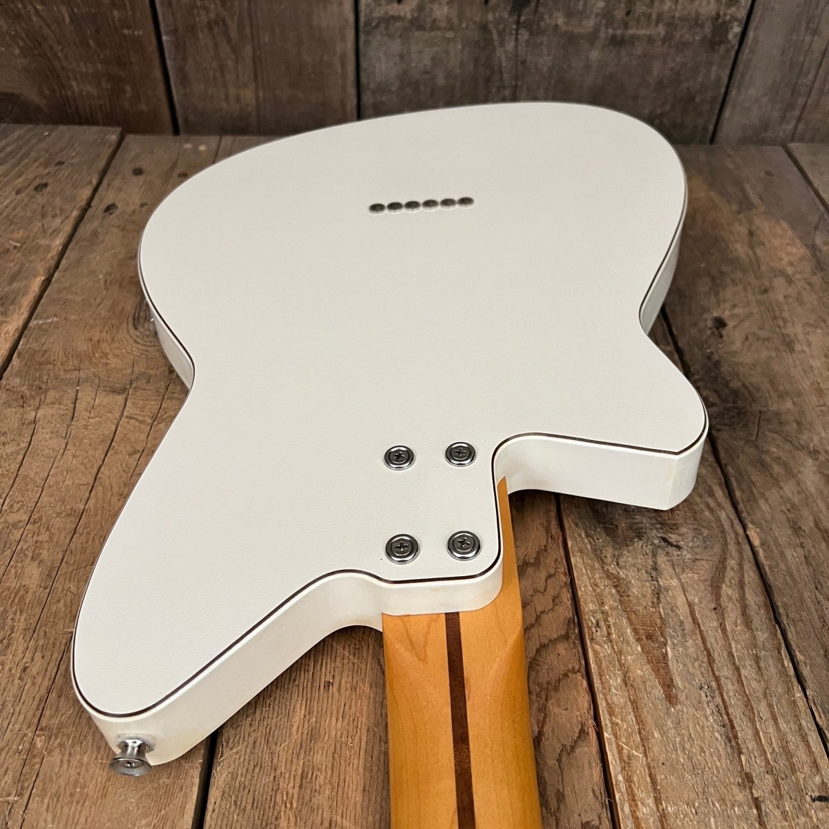 SOLD - Reverend Slingshot Aged White, Joe Naylor signed 1999 - Mahar's Vintage Guitars