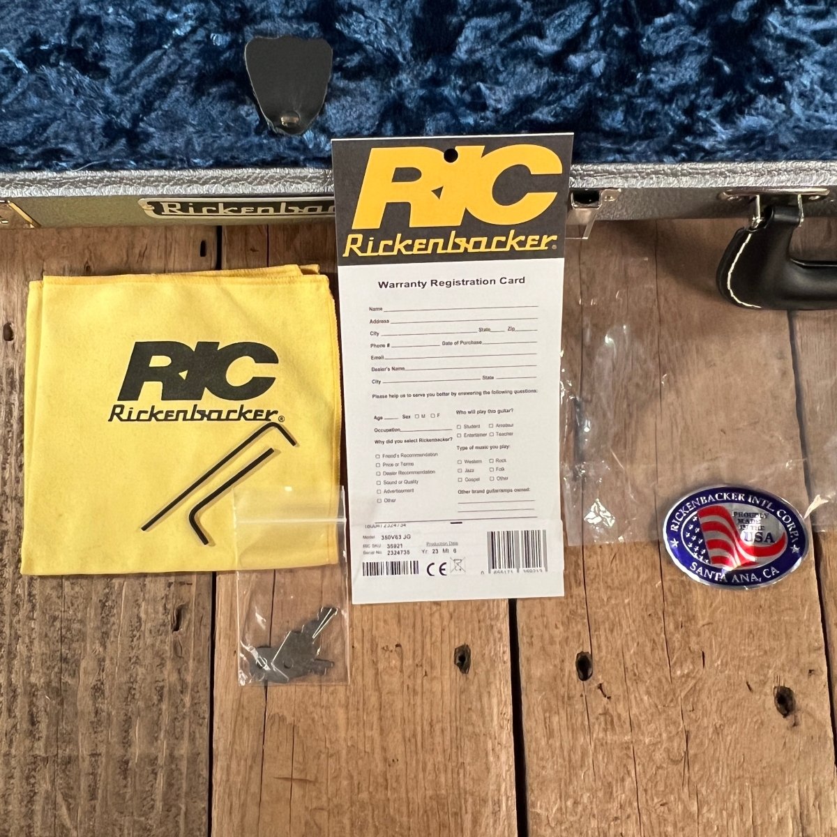 SOLD - Rickenbacker 350V63 Liverpool Semi - Hollow Full Scale 2023 - Mahar's Vintage Guitars