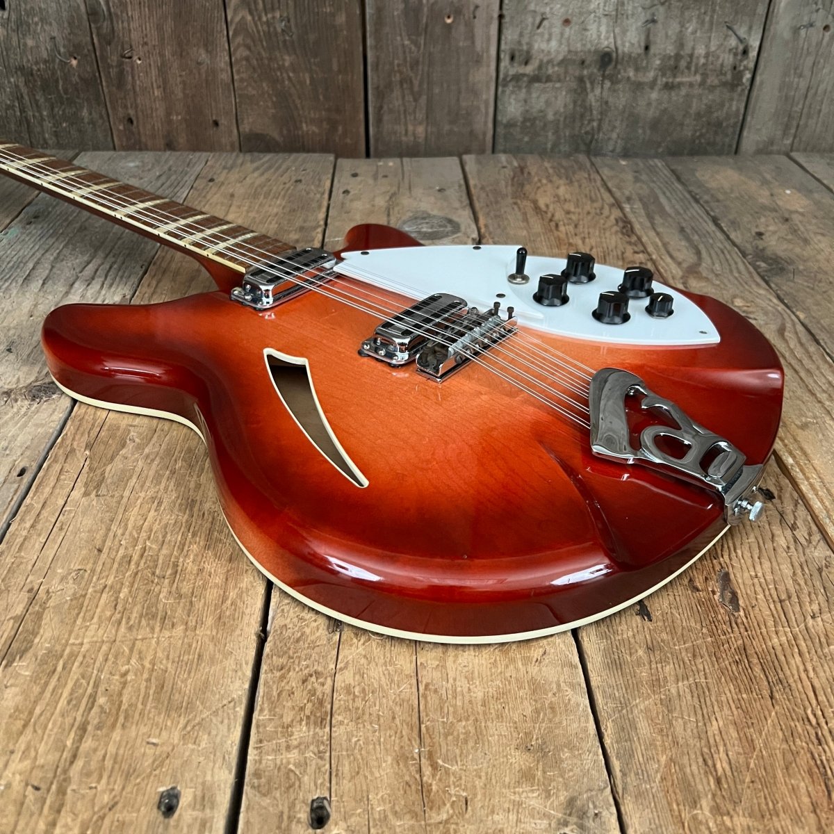 SOLD - Rickenbacker 360/12 Early Double Bound Back January 1965 Fireglo - Mahar's Vintage Guitars
