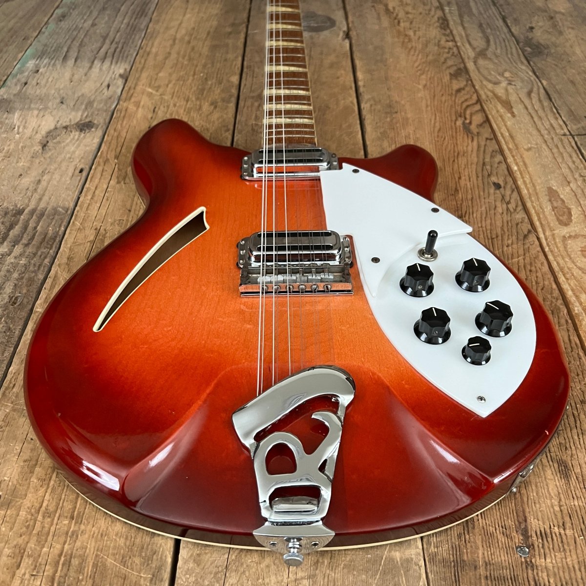 SOLD - Rickenbacker 360/12 Early Double Bound Back January 1965 Fireglo - Mahar's Vintage Guitars