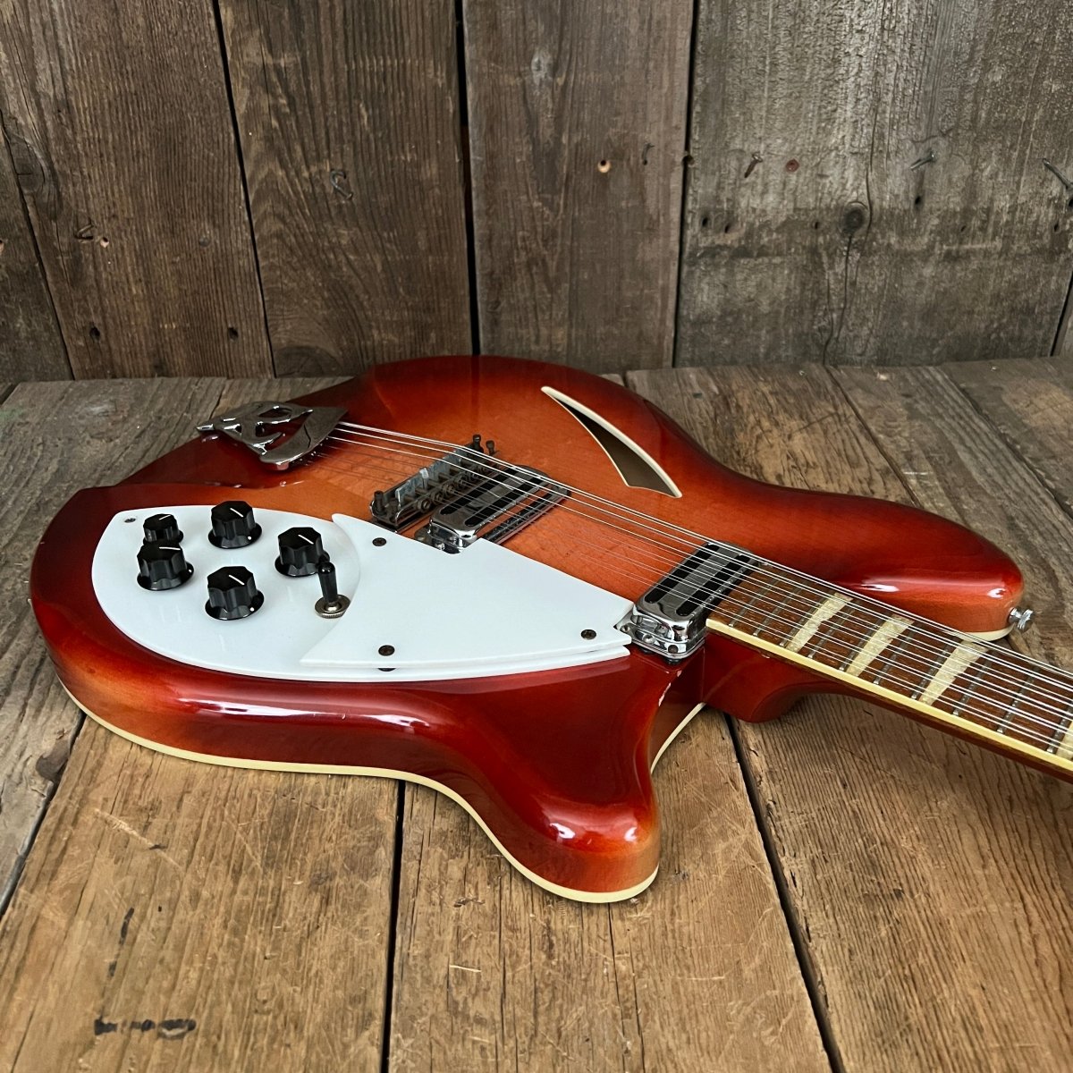 SOLD - Rickenbacker 360/12 Early Double Bound Back January 1965 Fireglo - Mahar's Vintage Guitars
