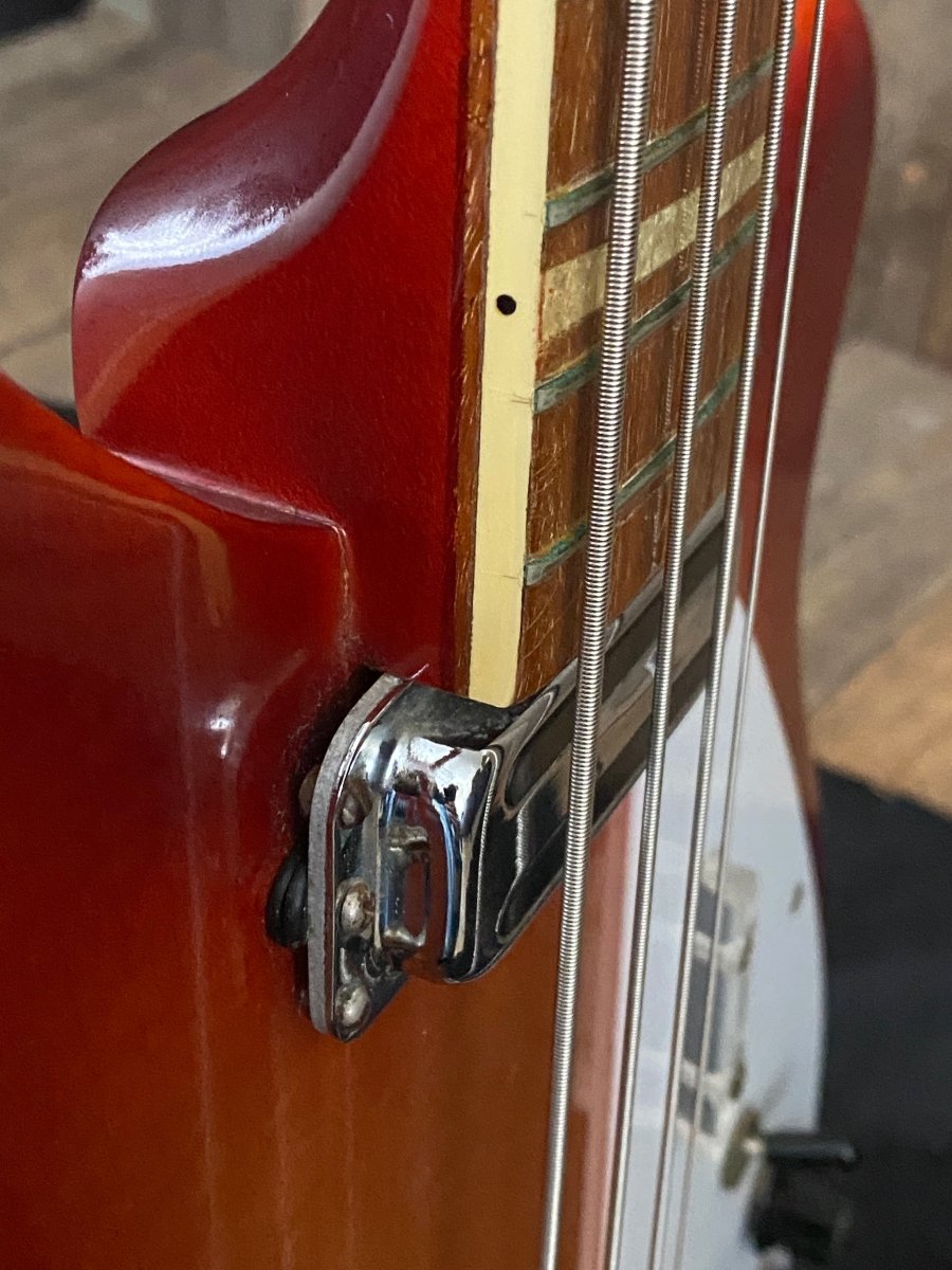 SOLD - Rickenbacker 4005 Bass 1966 Fireglo - Mahar's Vintage Guitars