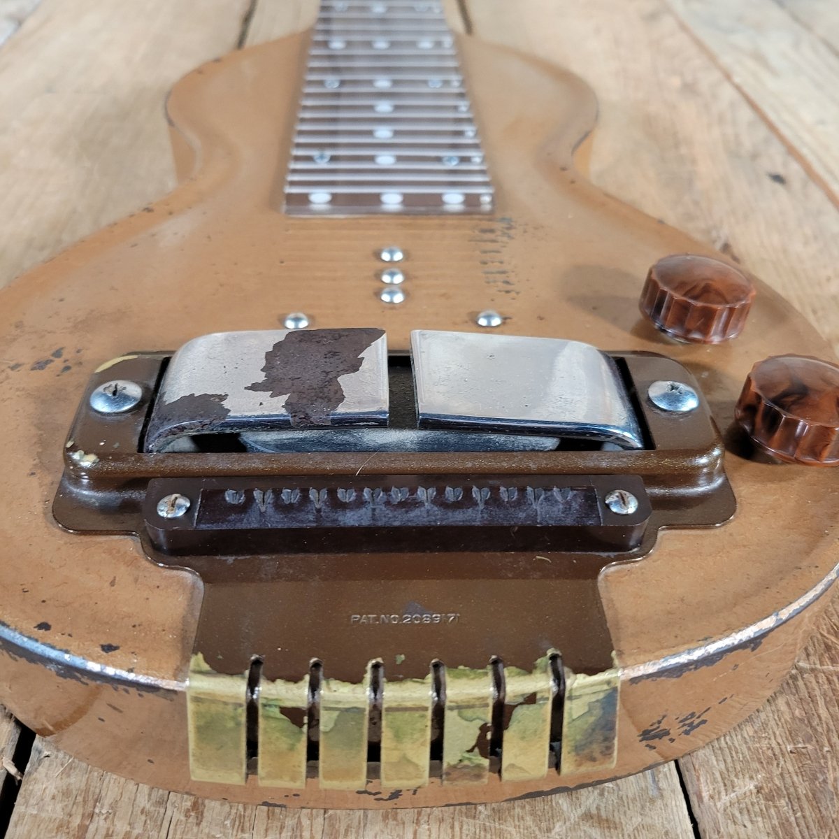 SOLD - Rickenbacker Model SD Lap Steel SD - 6 Electro Copper 1940s - Mahar's Vintage Guitars