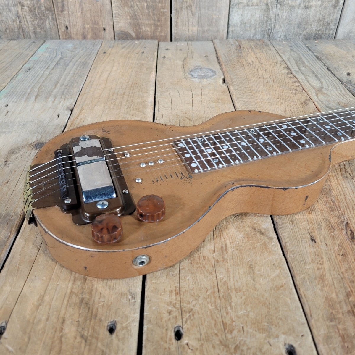 SOLD - Rickenbacker Model SD Lap Steel SD - 6 Electro Copper 1940s - Mahar's Vintage Guitars
