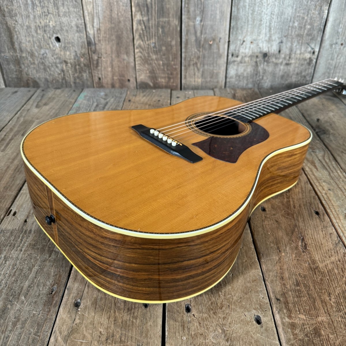 SOLD - S.L. Mossman Flint Hills 1976 Natural - Mahar's Vintage Guitars