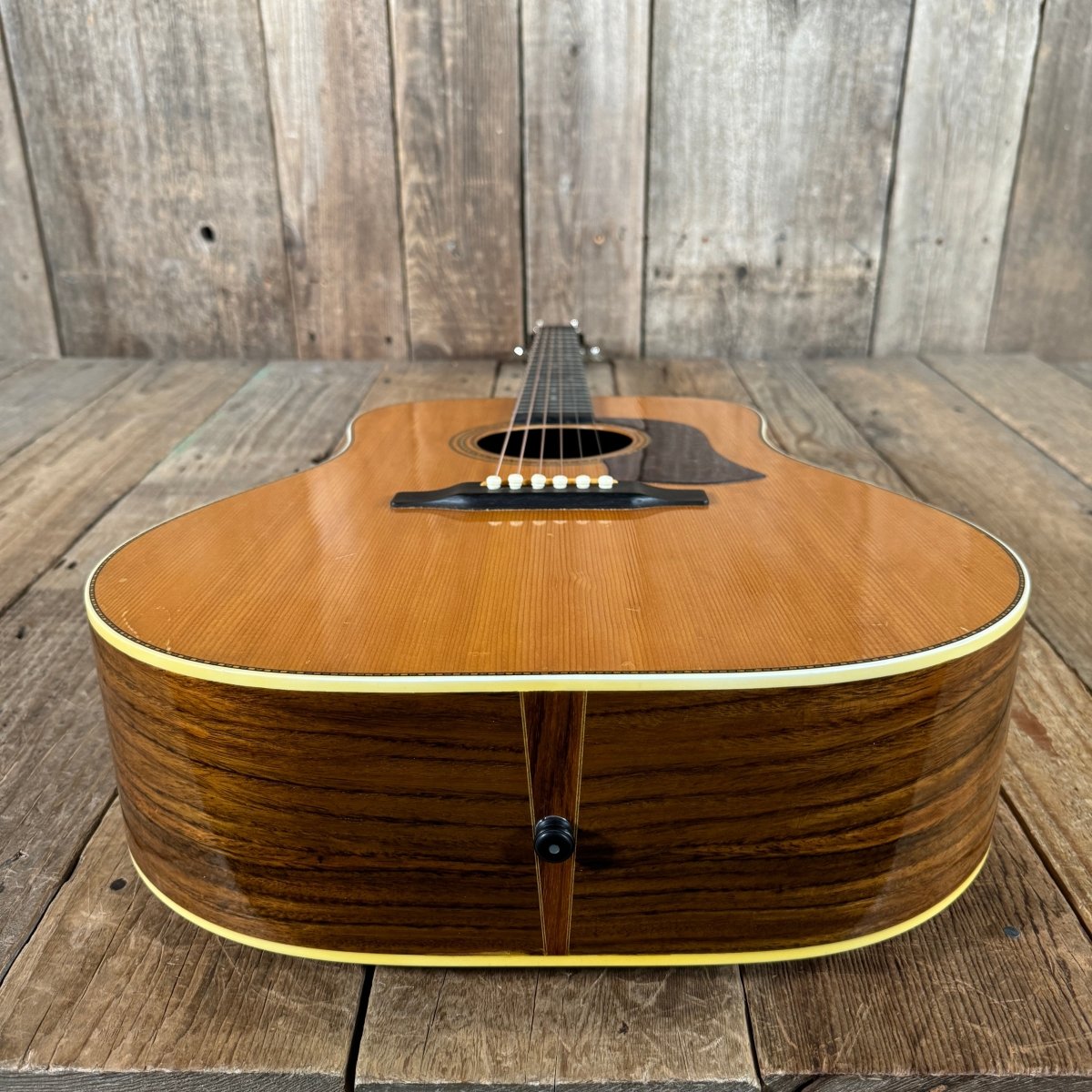 SOLD - S.L. Mossman Flint Hills 1976 Natural - Mahar's Vintage Guitars