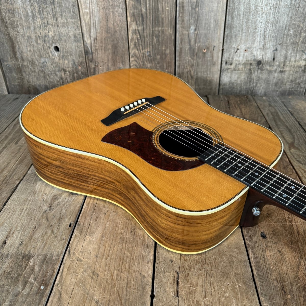 SOLD - S.L. Mossman Flint Hills 1976 Natural - Mahar's Vintage Guitars