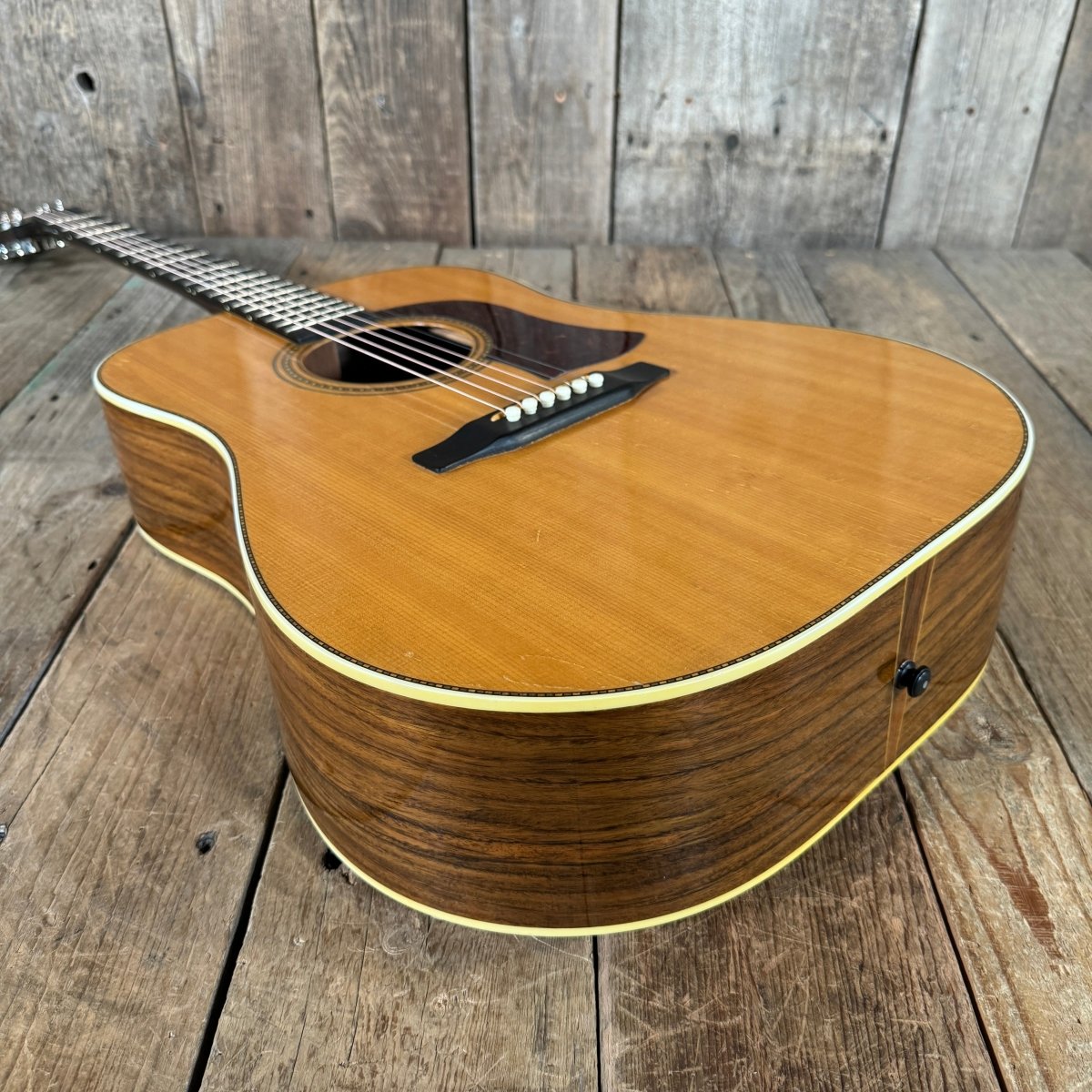 SOLD - S.L. Mossman Flint Hills 1976 Natural - Mahar's Vintage Guitars