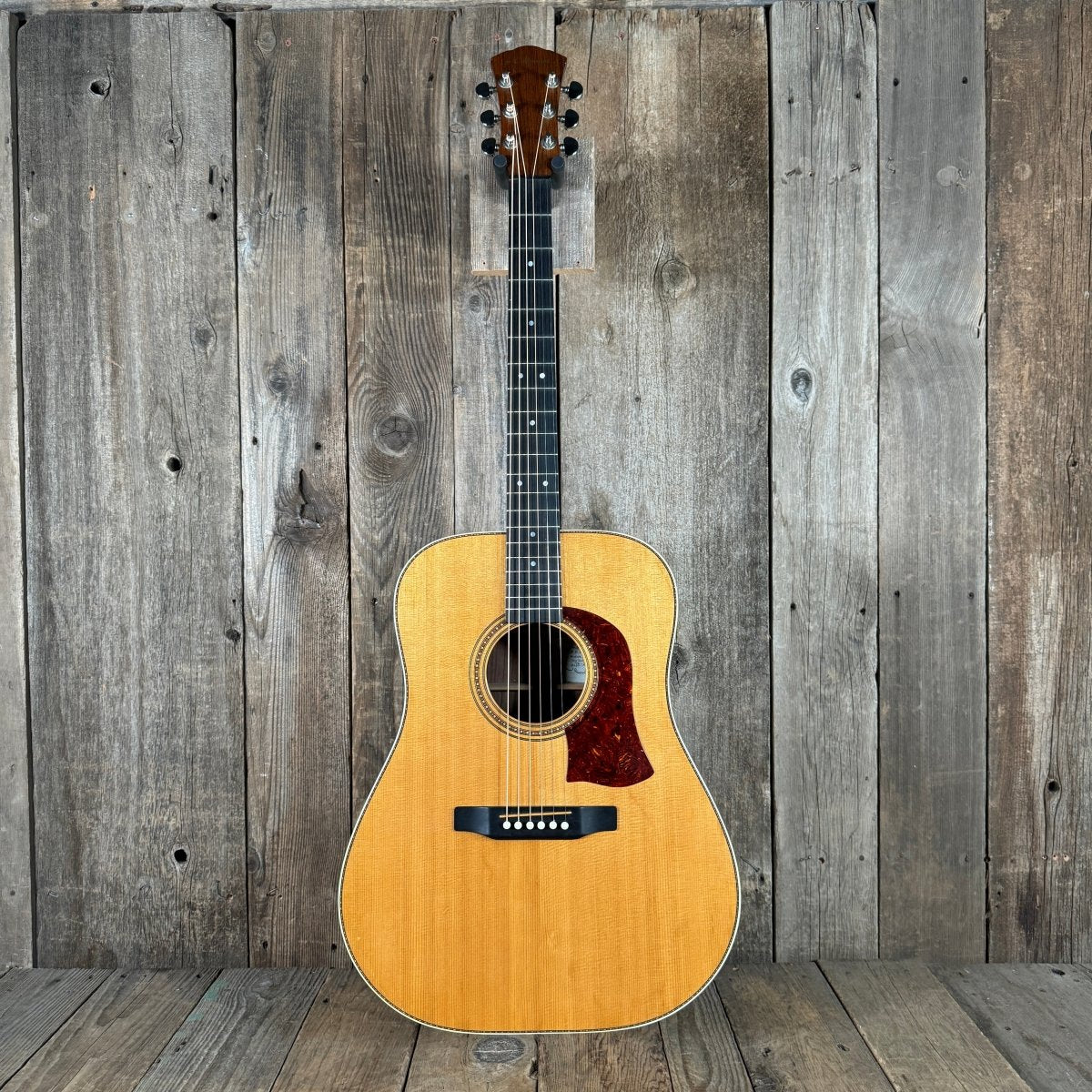 SOLD - S.L. Mossman Flint Hills 1976 Natural - Mahar's Vintage Guitars