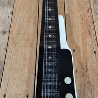 SOLD - Supro 1466BW Jet Airliner Lap Steel with Console Legs 1965 - Mahar's Vintage Guitars