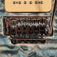 SOLD - Tom Anderson Guitarworks Top T Semi Hollow 2022 Natural Artic Blue Burst - Mahar's Vintage Guitars