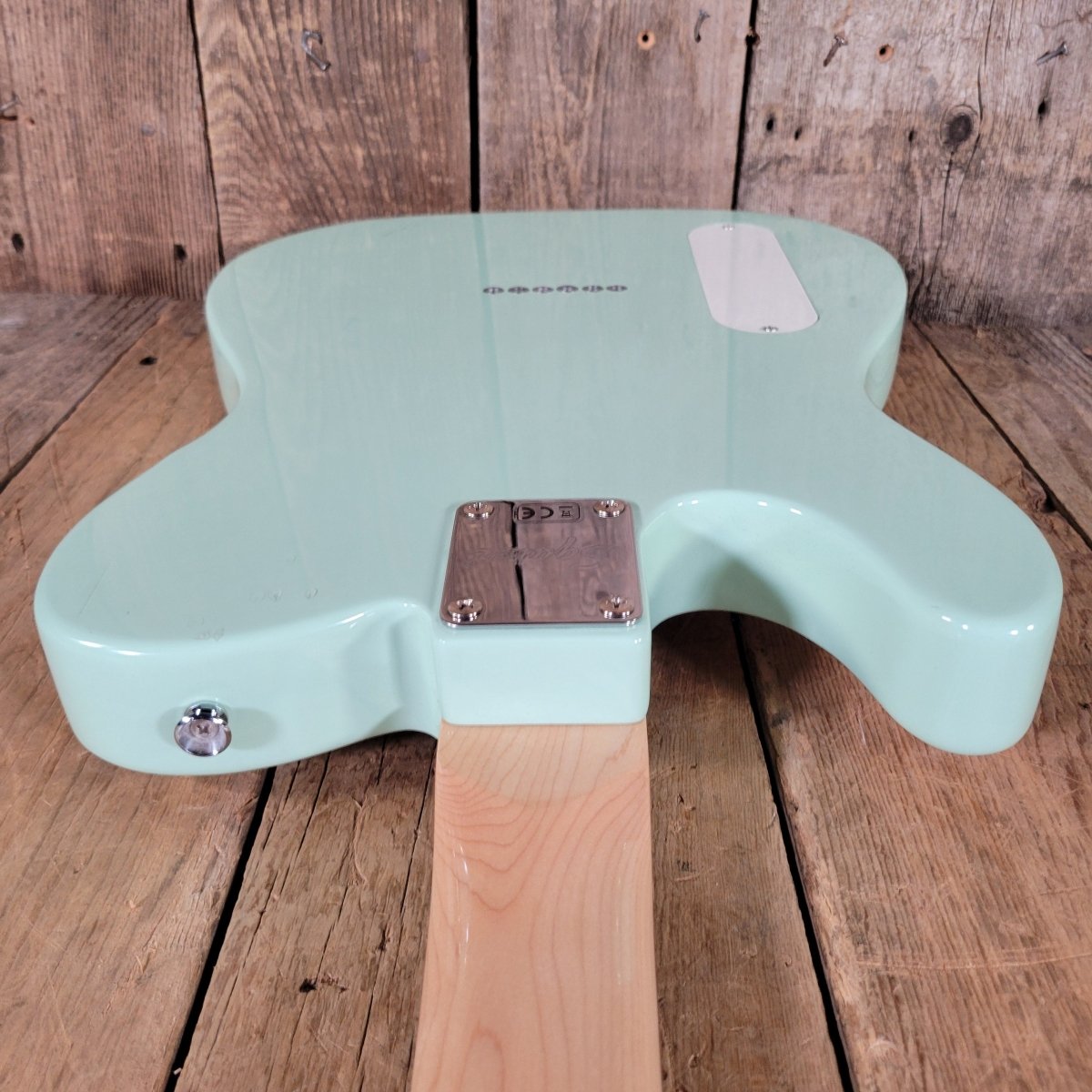 Squier Paranormal Baritone Cabronita Telecaster 2021 – Sea Foam Green, Mint - Mahar's Vintage Guitars