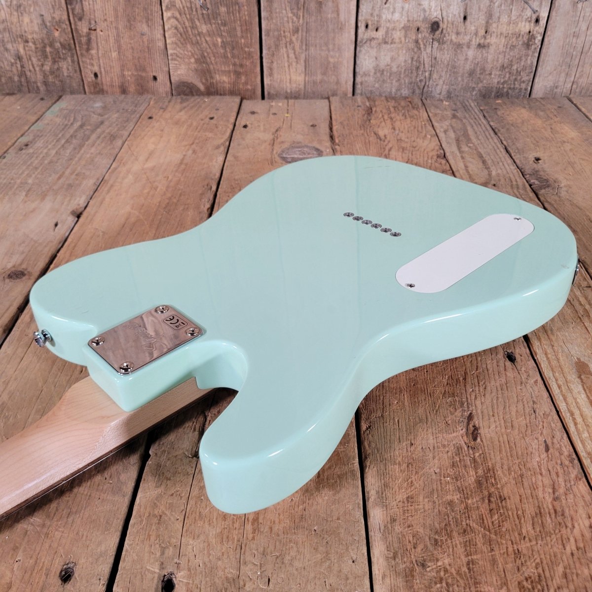 Squier Paranormal Baritone Cabronita Telecaster 2021 – Sea Foam Green, Mint - Mahar's Vintage Guitars