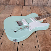 Squier Paranormal Baritone Cabronita Telecaster 2021 – Sea Foam Green, Mint - Mahar's Vintage Guitars