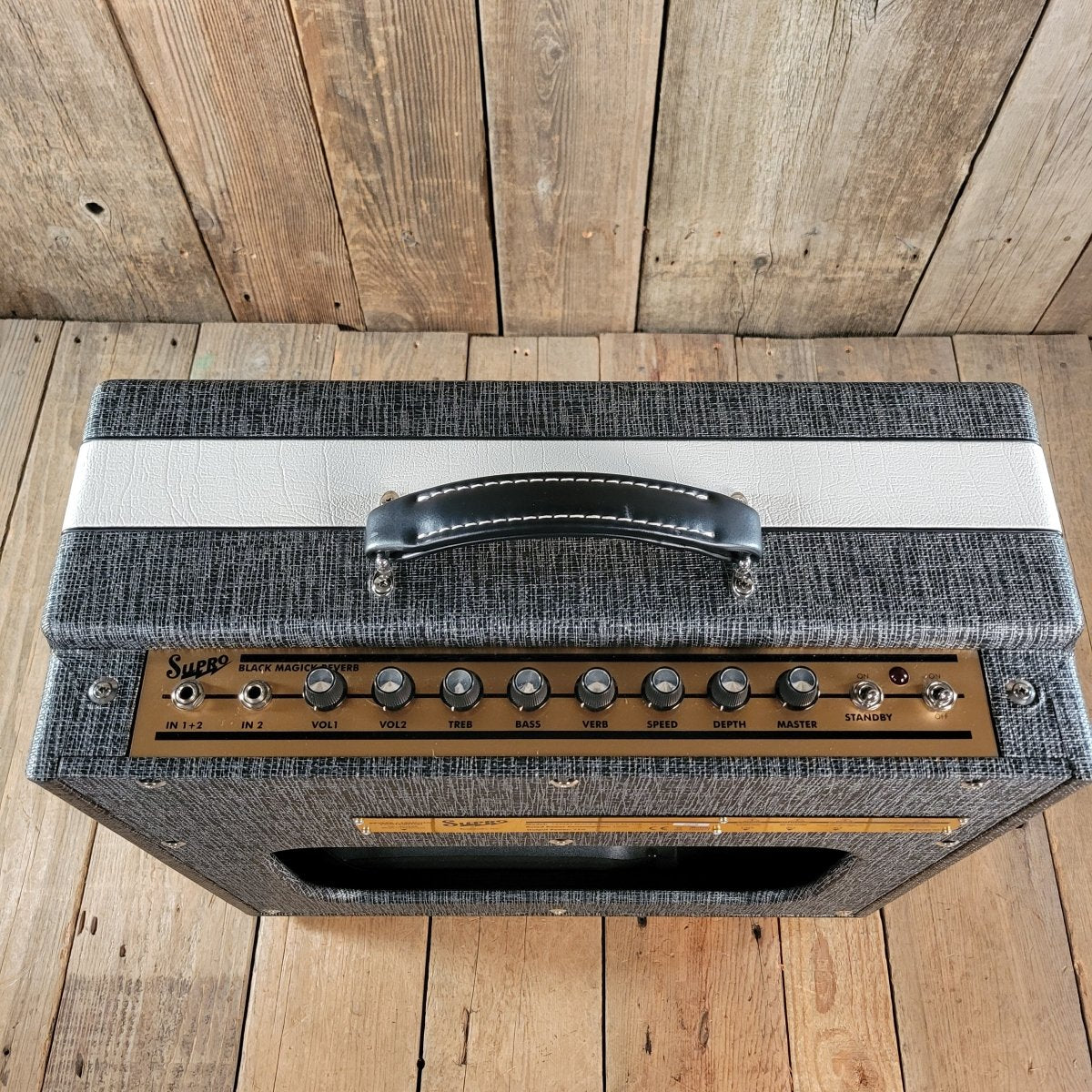 Supro Black Magick Reverb 1696RT – 25W 1x12 Tube Combo Amp, Vintage - Inspired 2020 - Mahar's Vintage Guitars