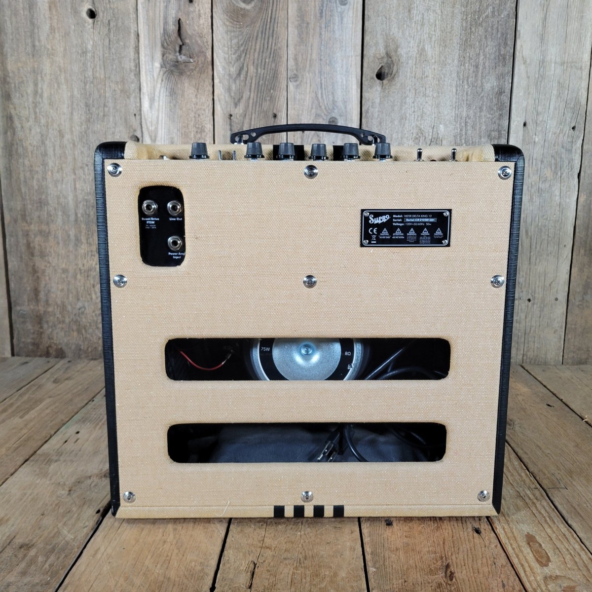 Supro Delta King 12 Model 1822R – 15W 1x12 Tube Combo Amp, Vintage - Inspired - Mahar's Vintage Guitars