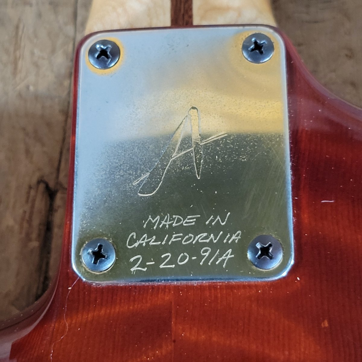 Tom Anderson Drop Top 1991 – Rare Redwood Body, One of Two Made - Mahar's Vintage Guitars