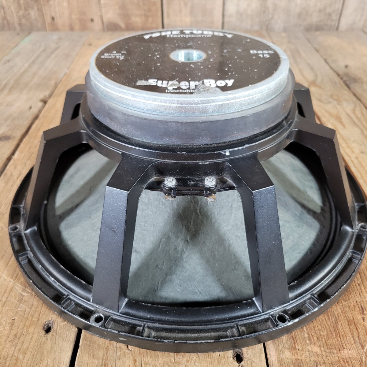 Tone Tubby Super Boy Hemp Cone 15" Bass 15 speaker 4 ohms EV JBL - Mahar's Vintage Guitars
