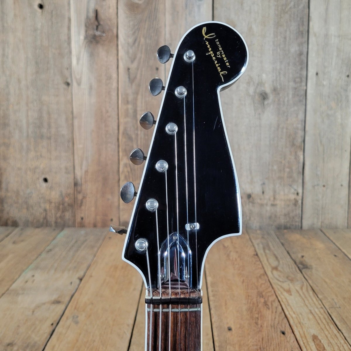 Tonemaster Imperial Model 20 – 1965 Crucianelli Silver Sparkle Vintage Guitar w/ Original Case - Mahar's Vintage Guitars