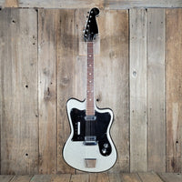 Tonemaster Imperial Model 20 – 1965 Crucianelli Silver Sparkle Vintage Guitar w/ Original Case - Mahar's Vintage Guitars