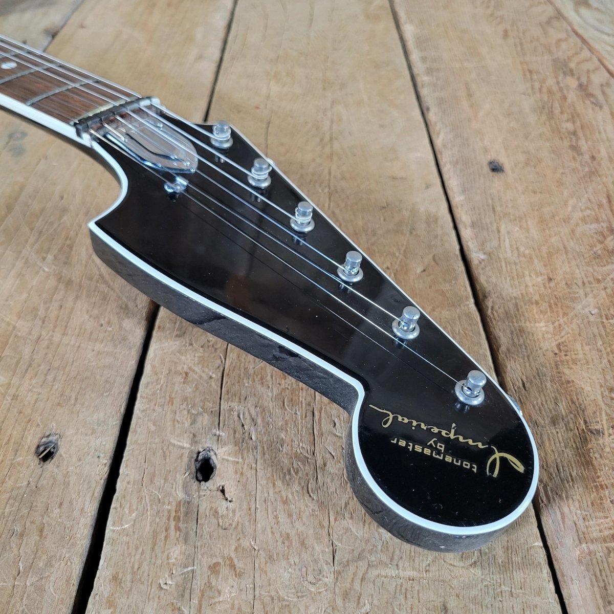 Tonemaster Imperial Model 20 – 1965 Crucianelli Silver Sparkle Vintage Guitar w/ Original Case - Mahar's Vintage Guitars