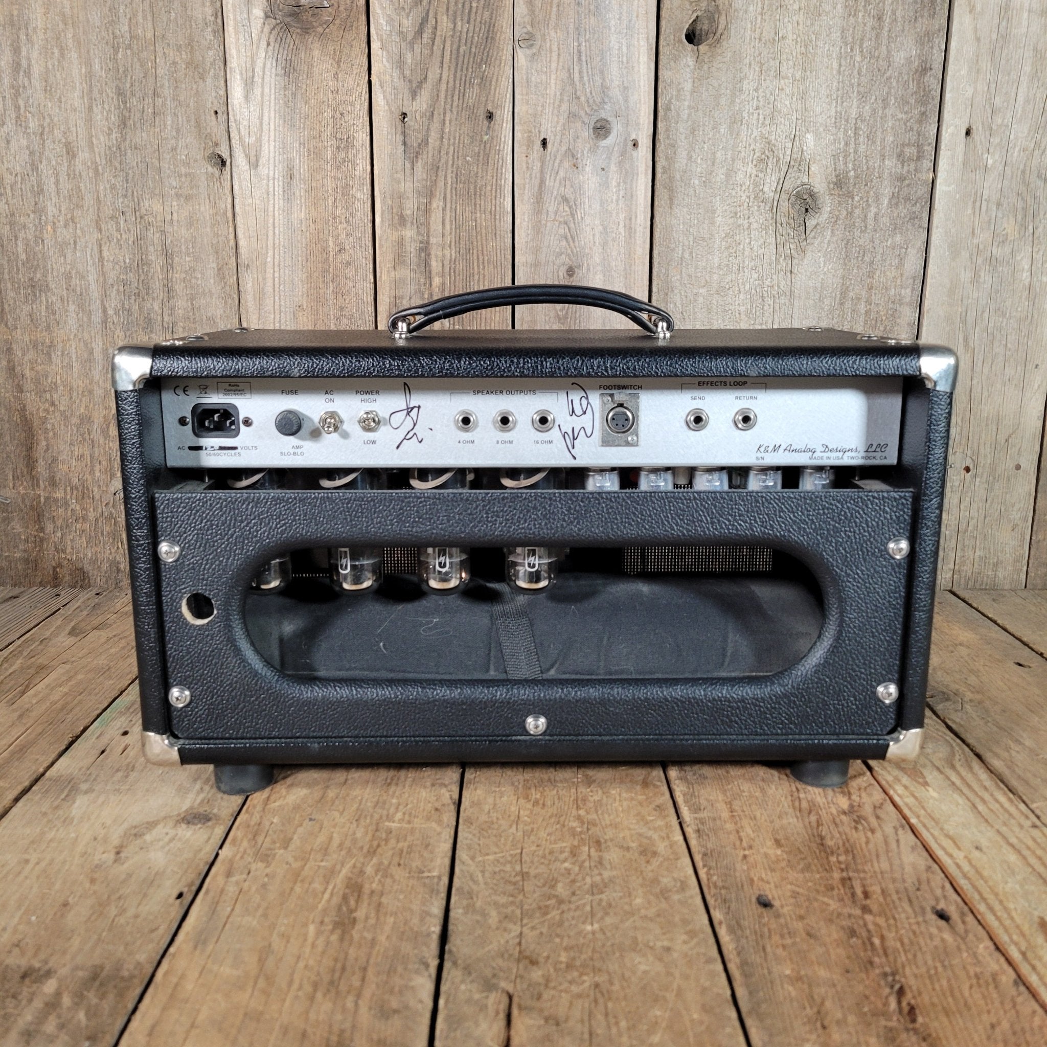 Two Rock 10th Anniversary Amp Head Bill Krinard Signed 2009 - Mahar's Vintage Guitars