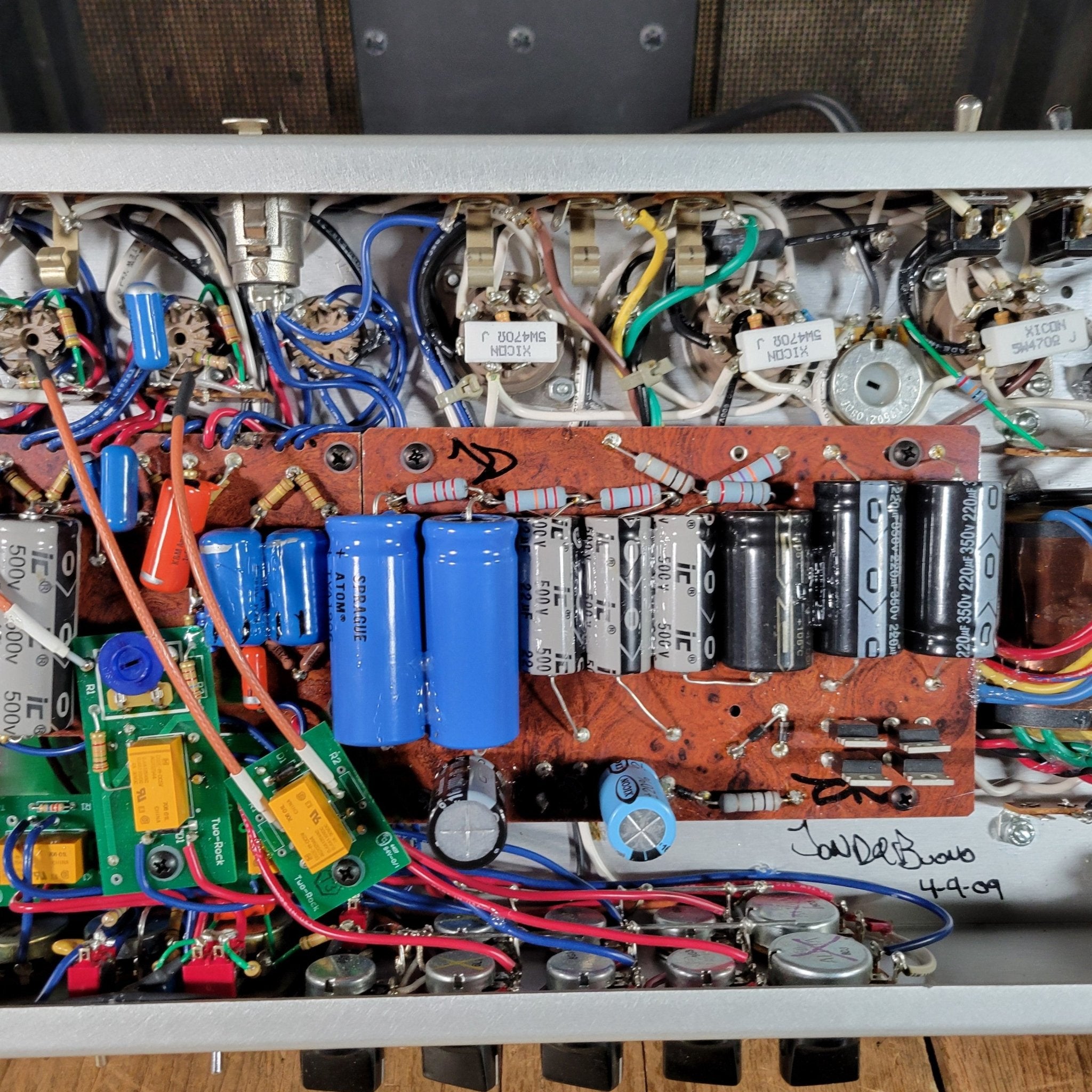 Two Rock 10th Anniversary Amp Head Bill Krinard Signed 2009 - Mahar's Vintage Guitars