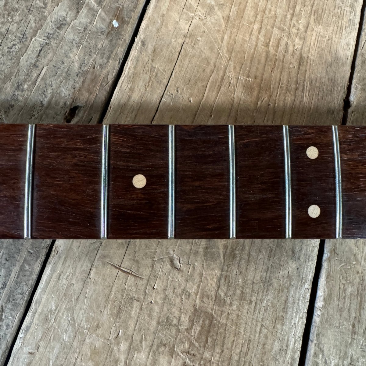 Unbranded PJ Bass Partscaster Schecter? 1981 Walnut - Mahar's Vintage Guitars