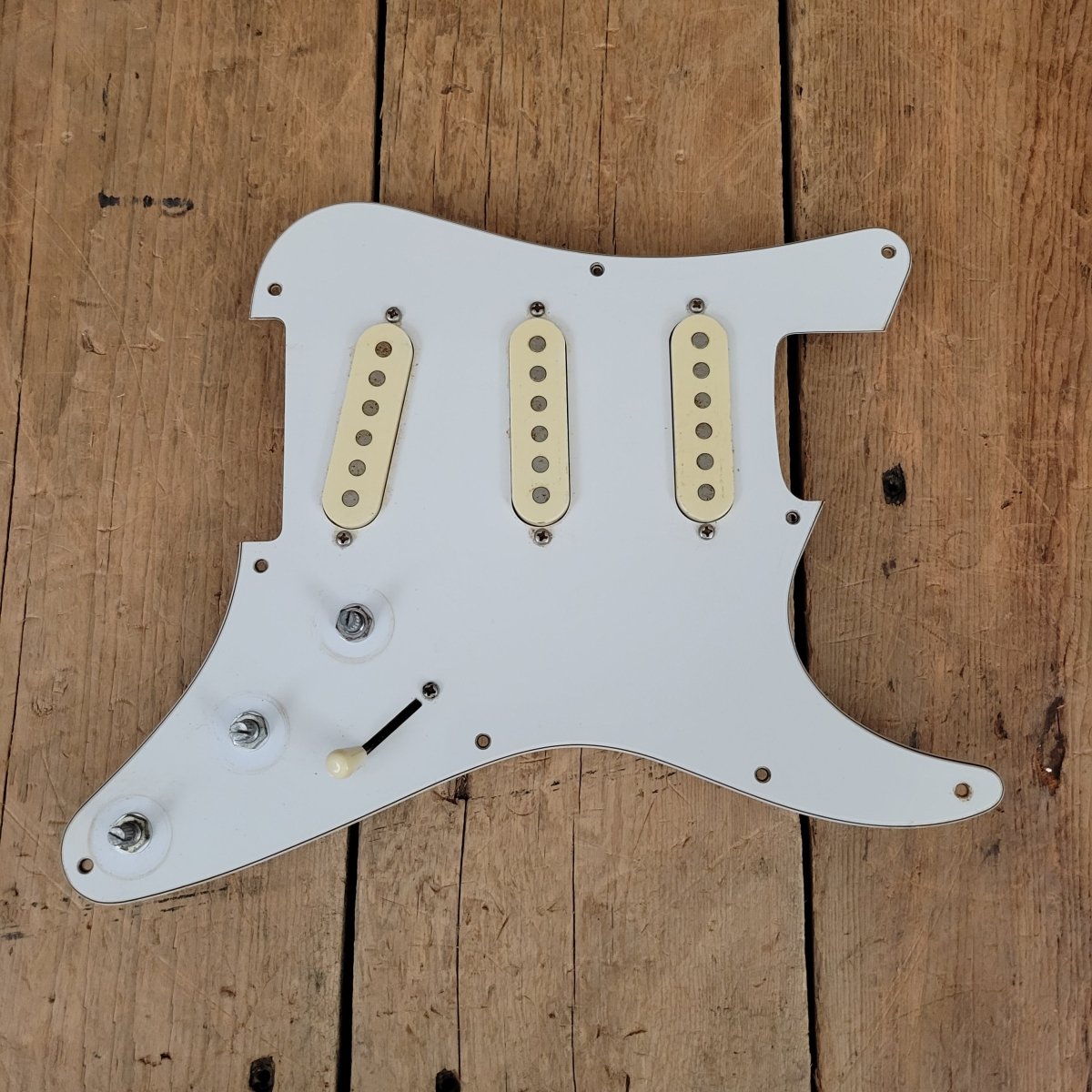 Unbranded Stratocaster Pickguard with Switch Pickups and Pots 1970s 1980s - Mahar's Vintage Guitars