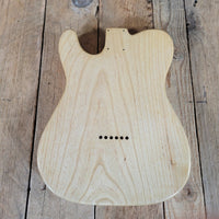 Unbranded Telecaster Style Ash Body Brush Finished - Mahar's Vintage Guitars