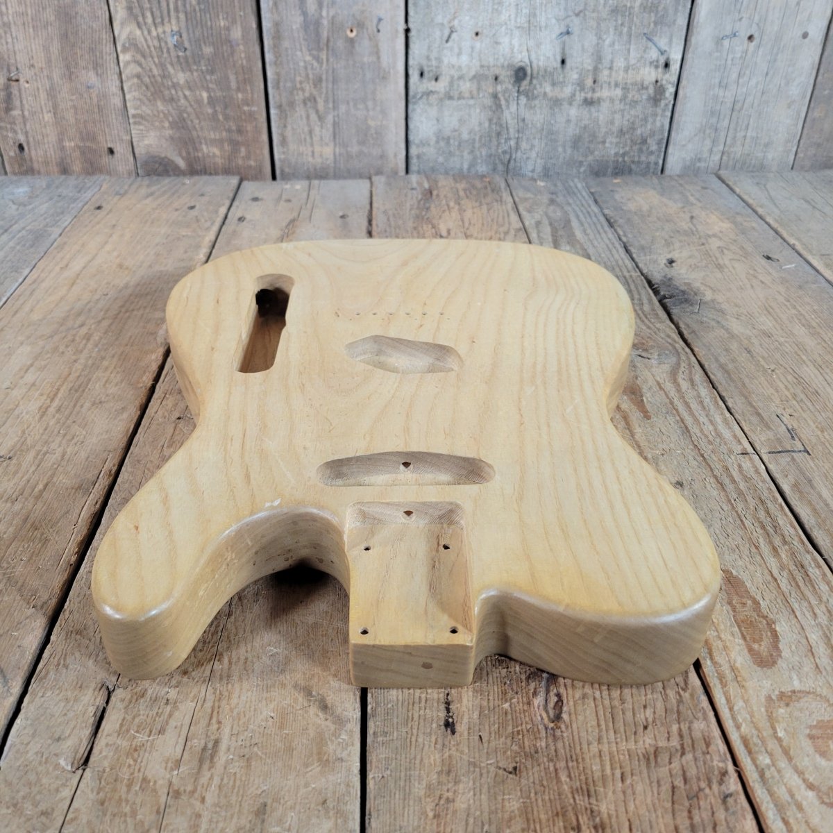 Unbranded Telecaster Style Ash Body Brush Finished - Mahar's Vintage Guitars