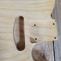 Unbranded Telecaster Style Ash Body Brush Finished - Mahar's Vintage Guitars