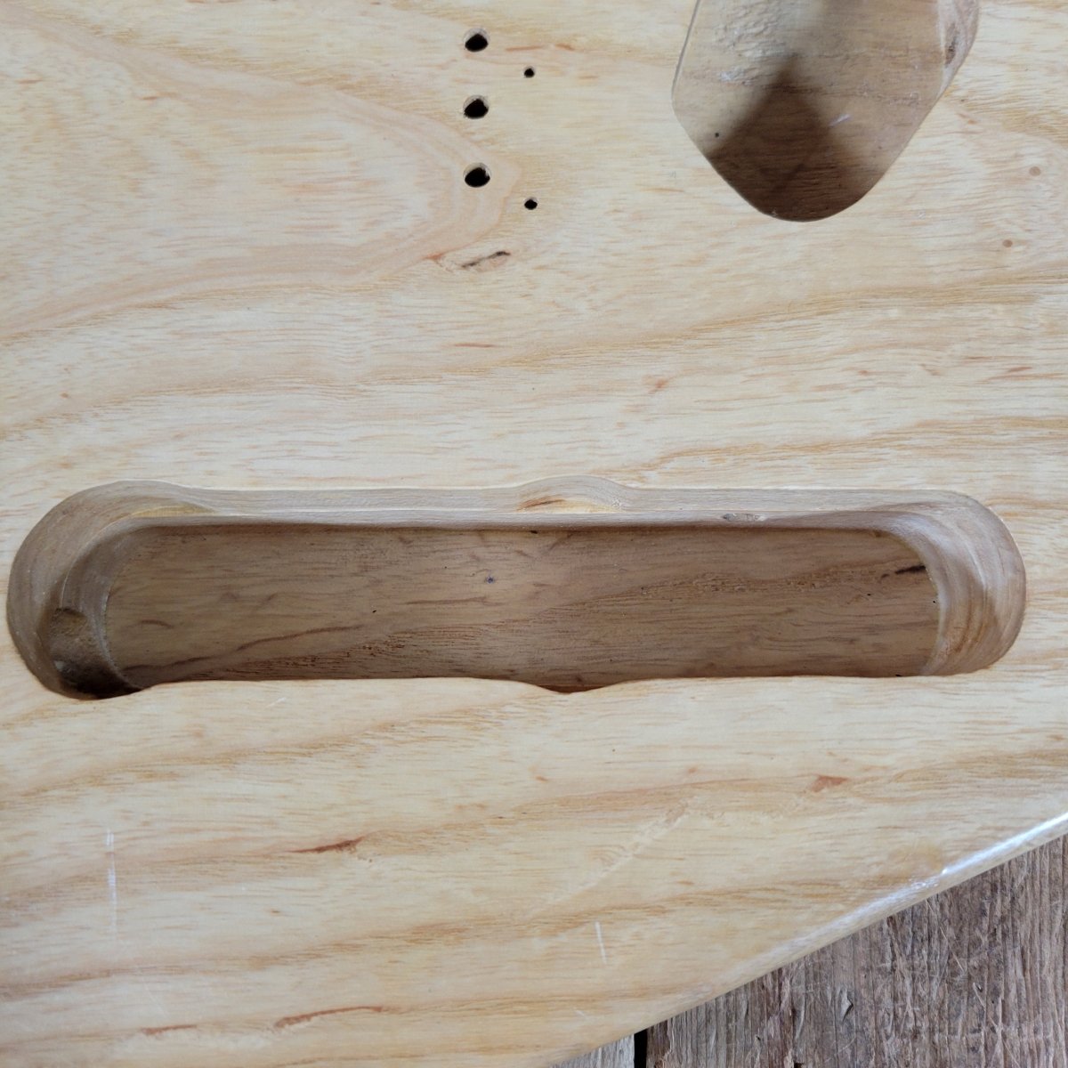 Unbranded Telecaster Style Ash Body Brush Finished - Mahar's Vintage Guitars