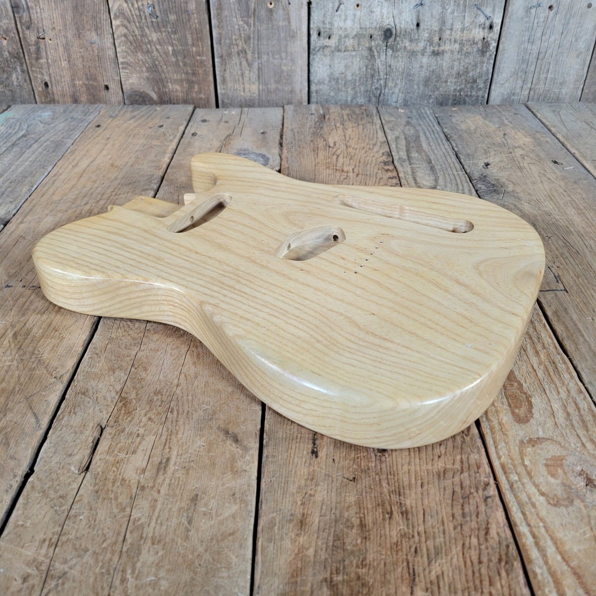 Unbranded Telecaster Style Ash Body Brush Finished - Mahar's Vintage Guitars