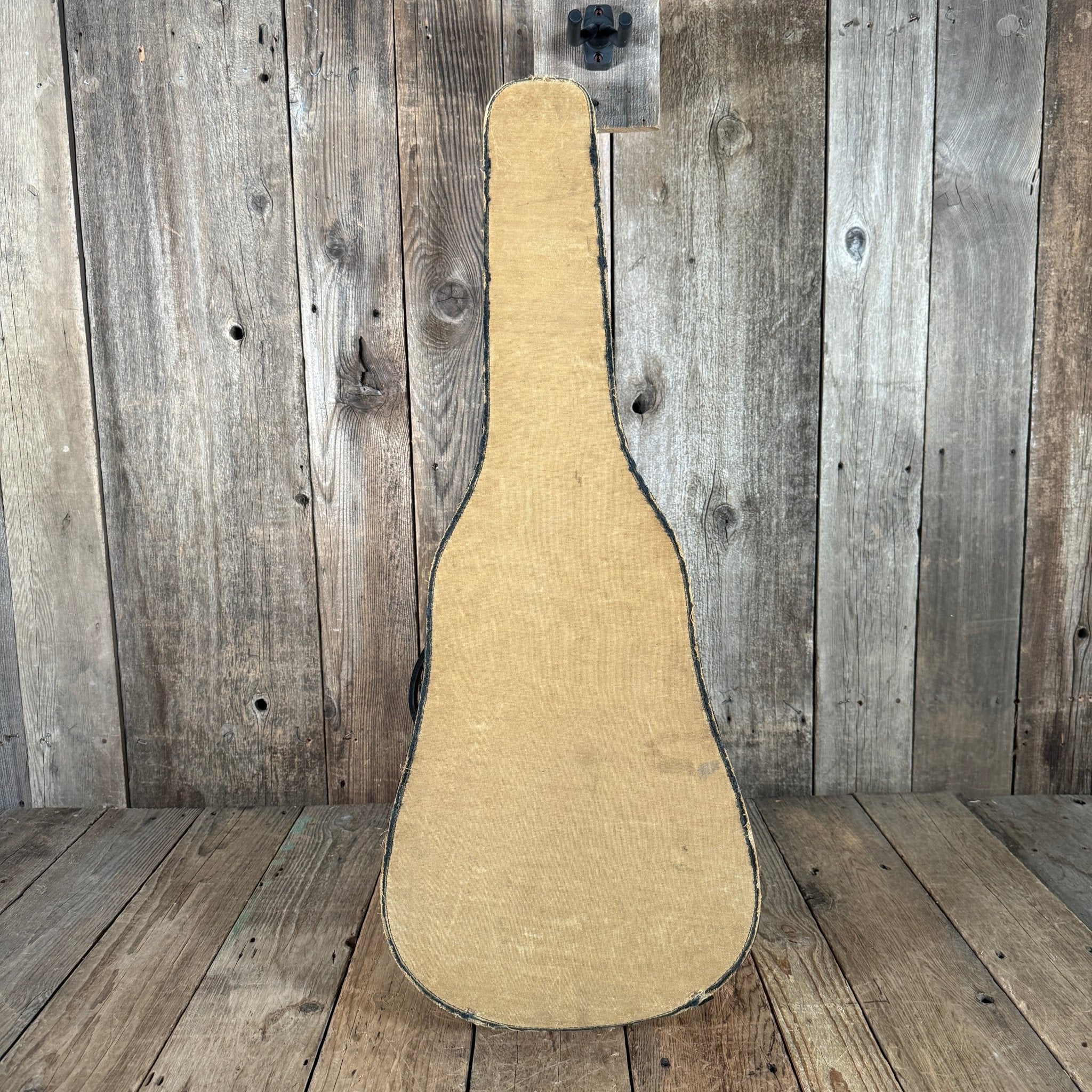 Unbranded Trap door parlor guitar case 1900s 1910s 1920s - Mahar's Vintage Guitars