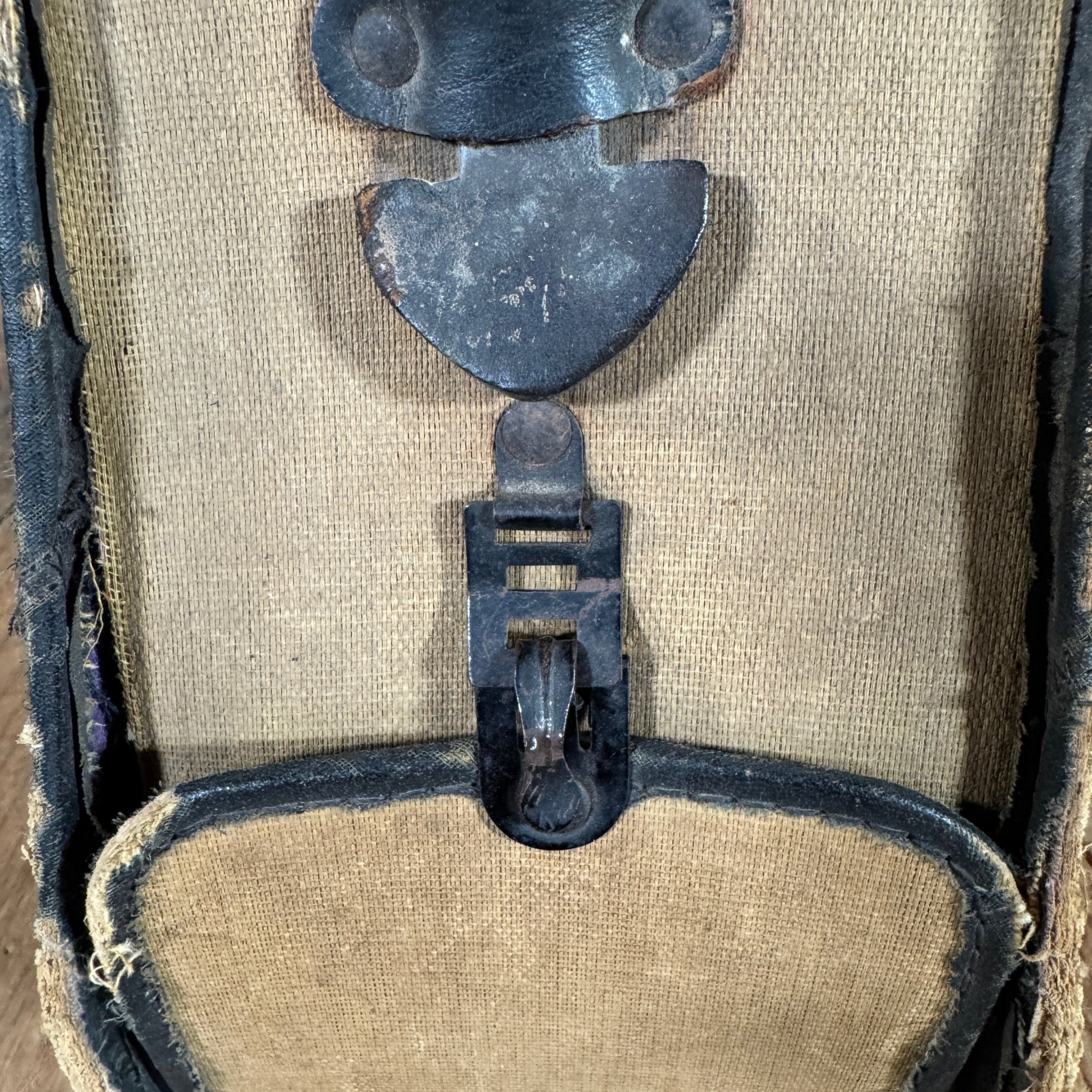 Unbranded Trap door parlor guitar case 1900s 1910s 1920s - Mahar's Vintage Guitars