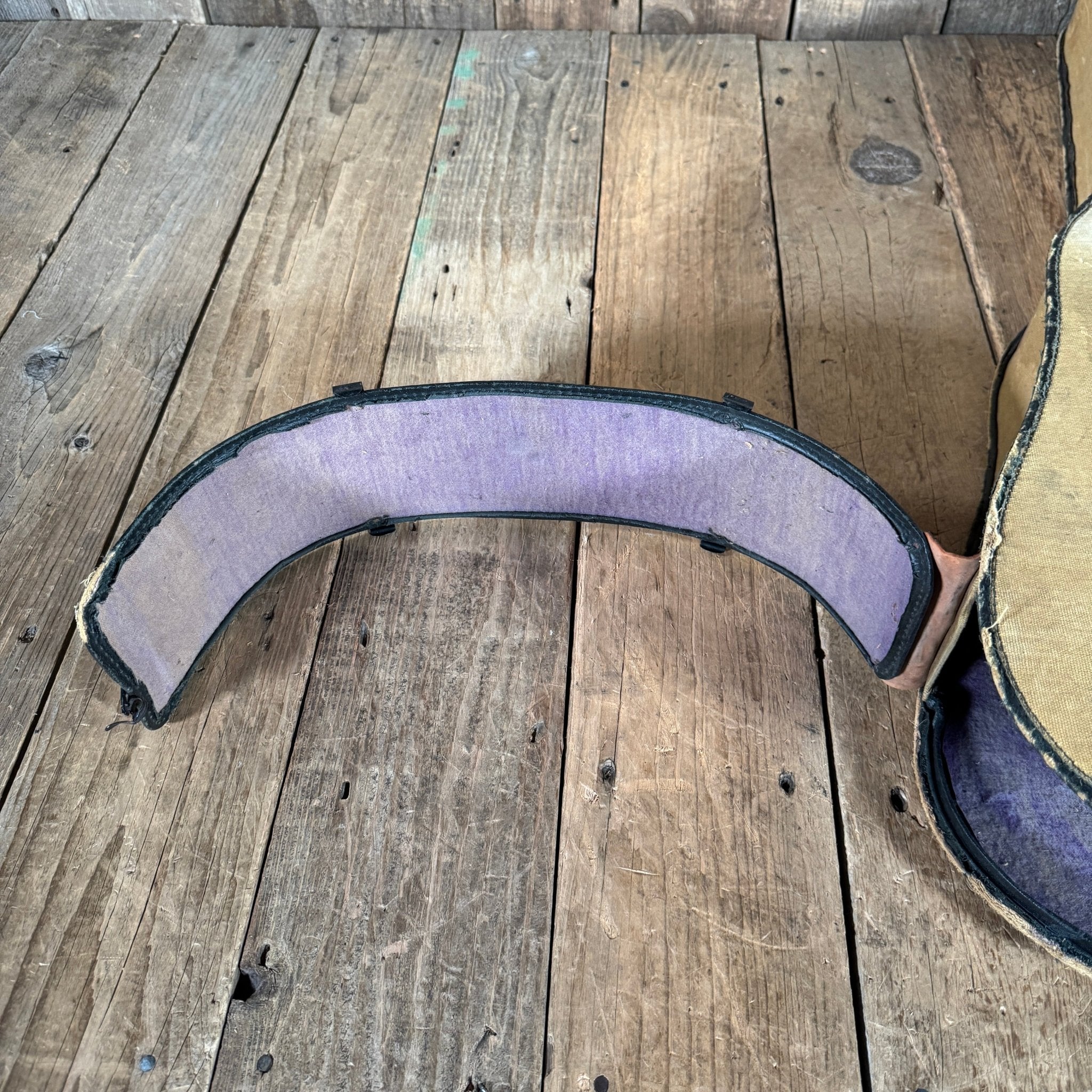 Unbranded Trap door parlor guitar case 1900s 1910s 1920s - Mahar's Vintage Guitars