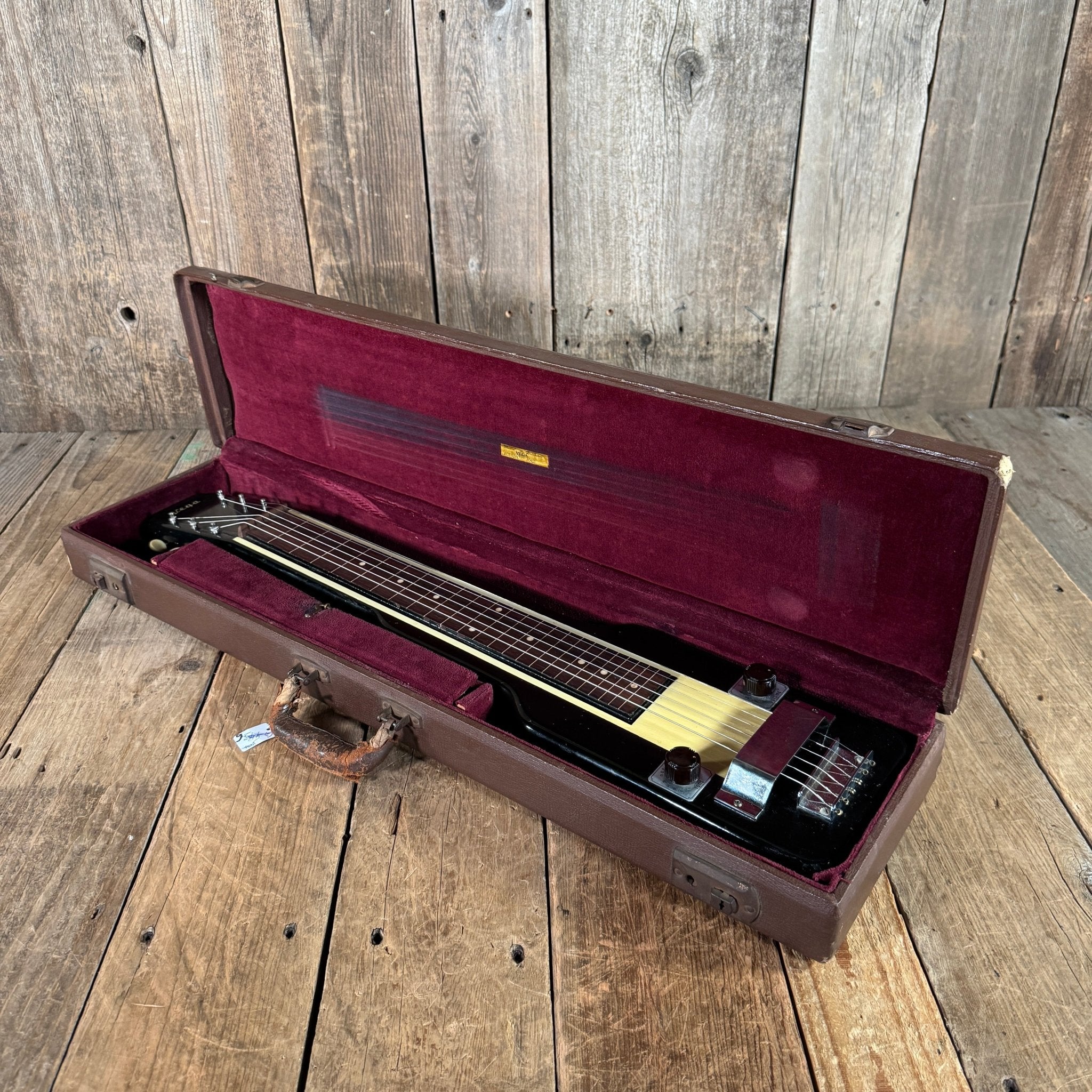 Vega Commander Lap Steel 1940s Black - Mahar's Vintage Guitars