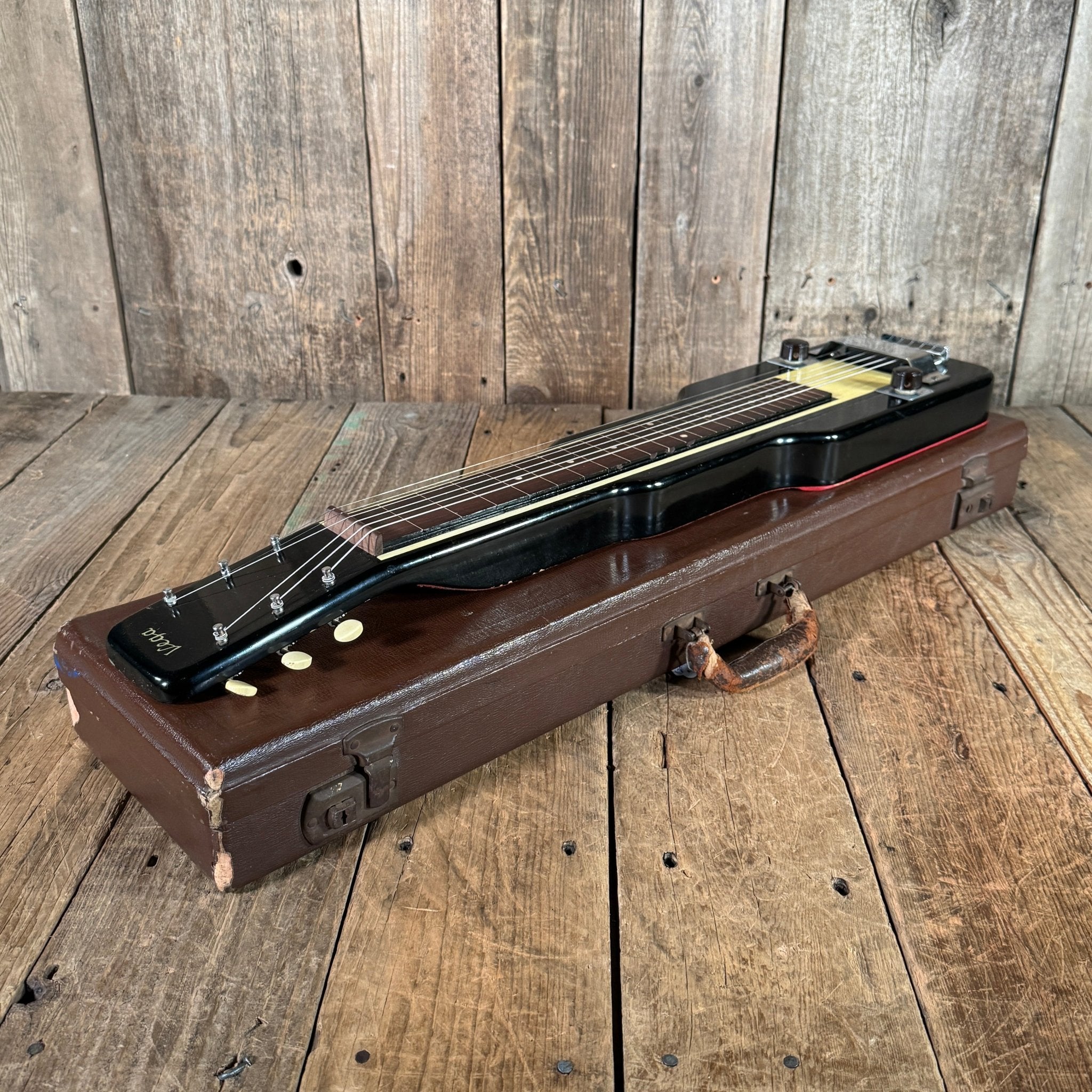 Vega Commander Lap Steel 1940s Black - Mahar's Vintage Guitars