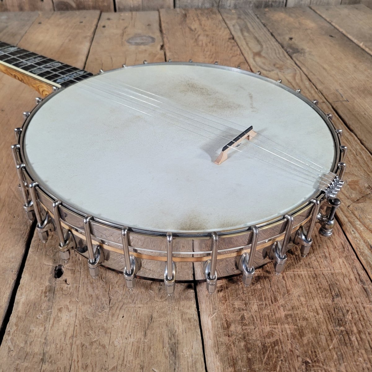 Vega Whyte Laydie No. 7 5 String Banjo Original Case Fairbanks 1906 - 1907 - Mahar's Vintage Guitars