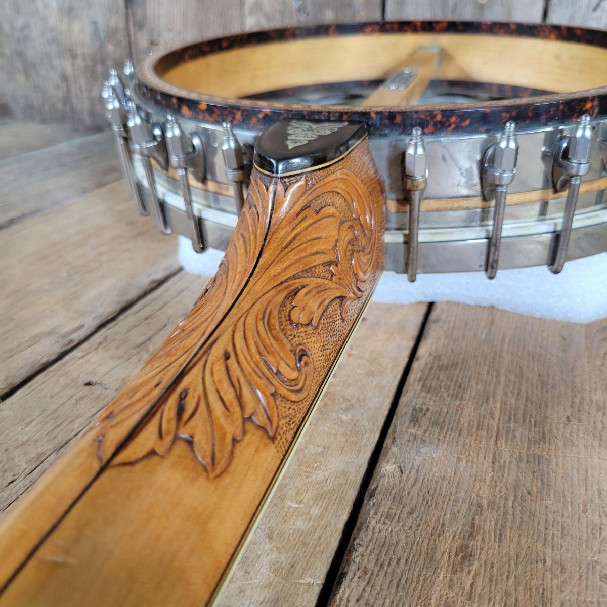 Vega Whyte Laydie No. 7 5 String Banjo Original Case Fairbanks 1906 - 1907 - Mahar's Vintage Guitars