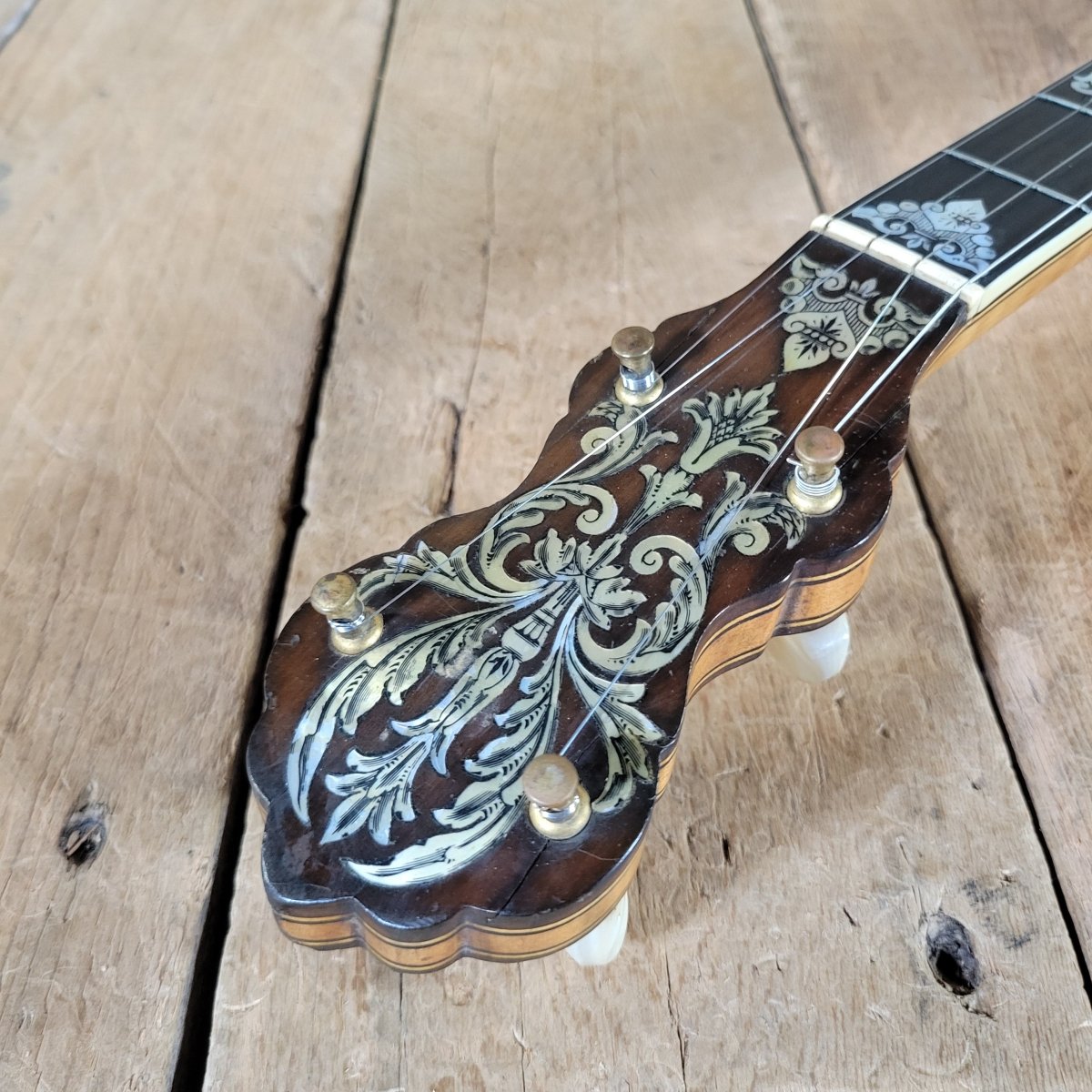 Vega Whyte Laydie No. 7 5 String Banjo Original Case Fairbanks 1906 - 1907 - Mahar's Vintage Guitars