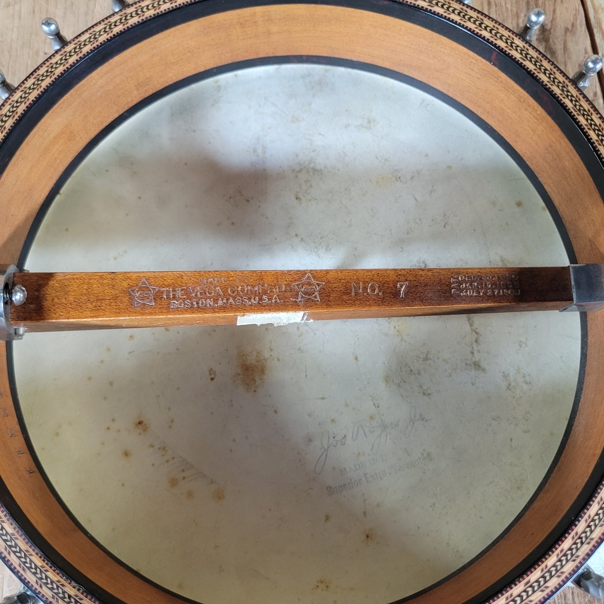 Vega Whyte Laydie No. 7 Plectrum Banjo 1926 Original Case - Mahar's Vintage Guitars