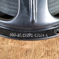 Vintage 1966 Jensen C12PS 12" Guitar Speaker – 8 Ohm, Ceramic, Original American Tone Recone - Mahar's Vintage Guitars